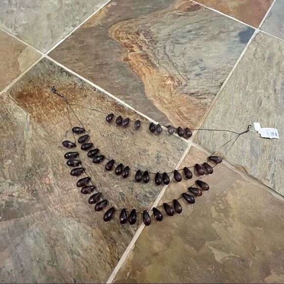 Multi-Chain Beaded Statement Necklace - Picture 5 of 6